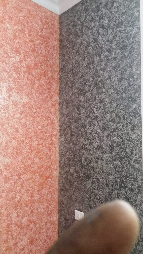 Textured wall multicolor